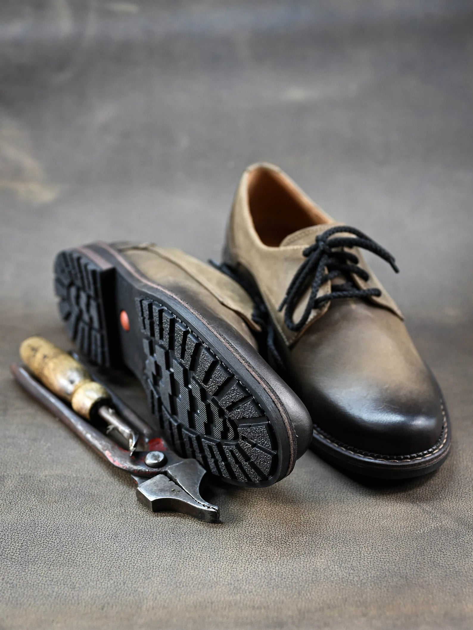 Premium Italian Leather Men's Derby Shoes, Handcrafted, Classic Style, Men's Shoes, Handmade Leather Shoes, Brown Shoes, Timeless Elegance