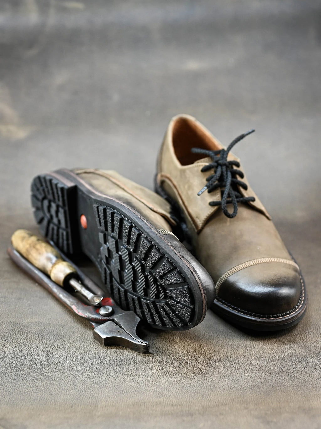 Premium Italian Leather Men's Derby Shoes, Handcrafted, Classic Style, Men's Shoes, Handmade Leather Shoes, Brown Shoes, Timeless Elegance