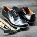 Premium Italian Leather Men's Derby Shoes, Handcrafted, Classic Style, Men's Shoes, Handmade Leather Shoes, Black Shoes, Timeless Elegance