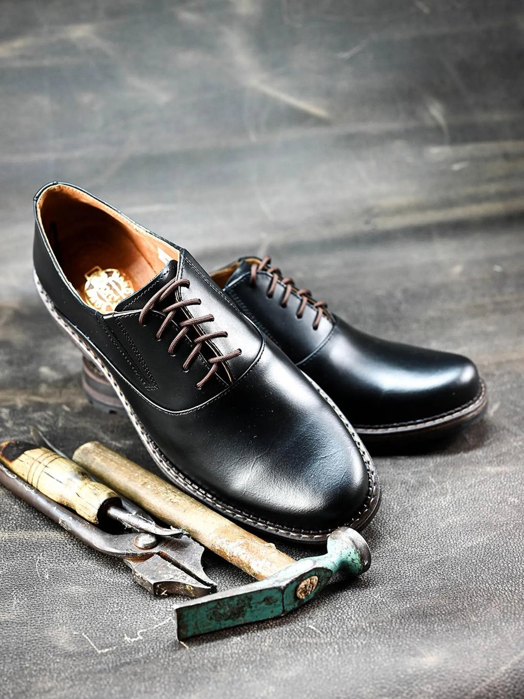 Premium Italian Leather Men's Derby Shoes, Handcrafted, Classic Style, Men's Shoes, Handmade Leather Shoes, Black Shoes, Timeless Elegance