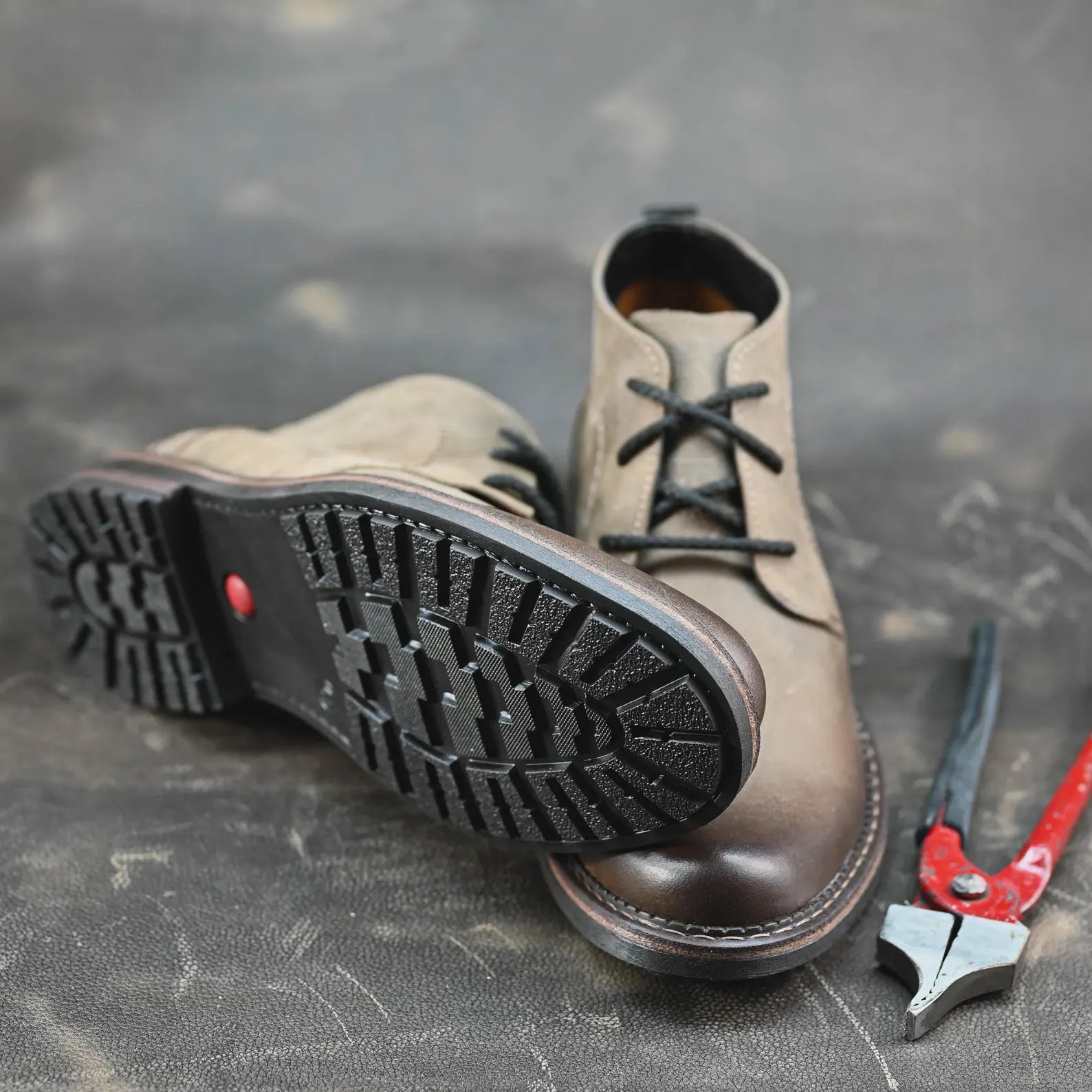 Brown Chukka Boots for Men – Handmade Ankle Dress Shoes, Durable Everyday Style
