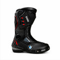TRIFECTA Men's Motorcycle Boots | Black Biker Boots with Ankle Protection for Motorbike Riding