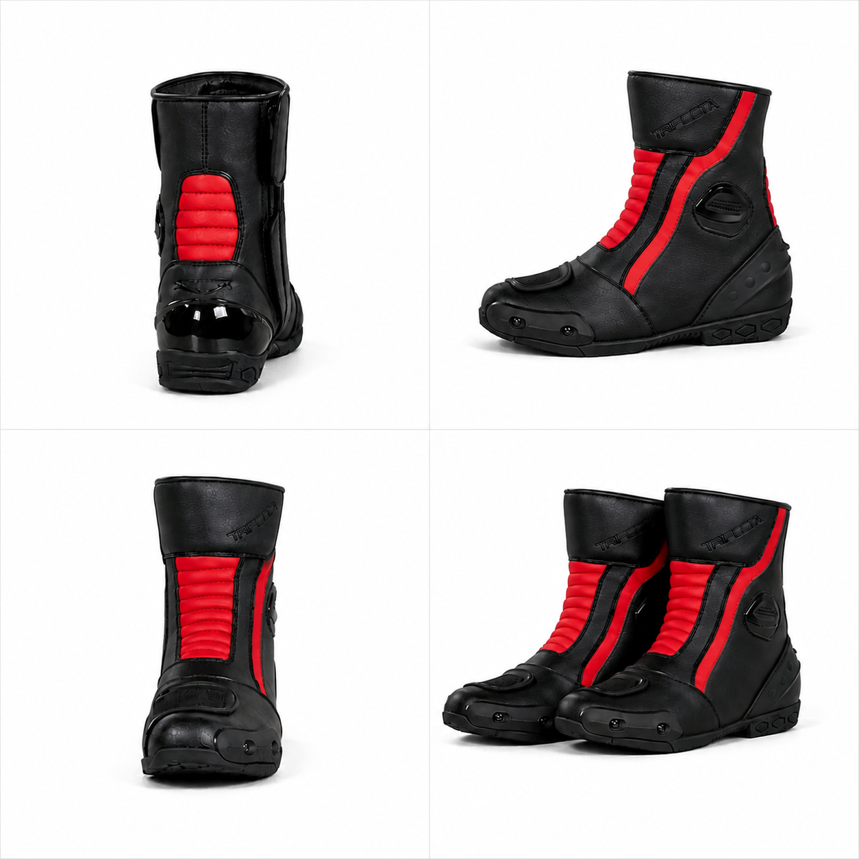 Trifecta Motorcycle Track Racing Boots – Men's Riding Shoes